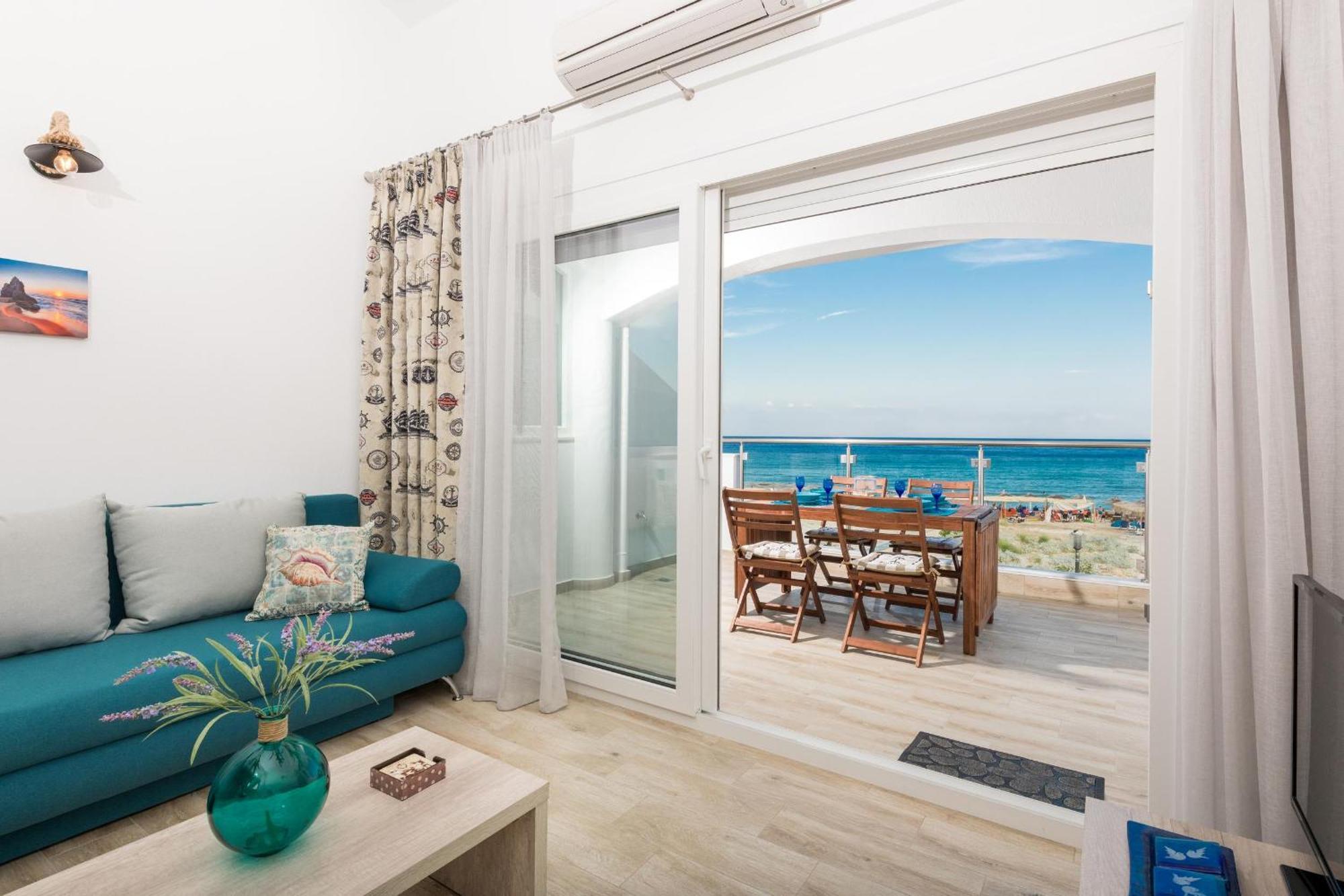 Artemis Beach Apartments Chrisi Ammoudia Exterior foto