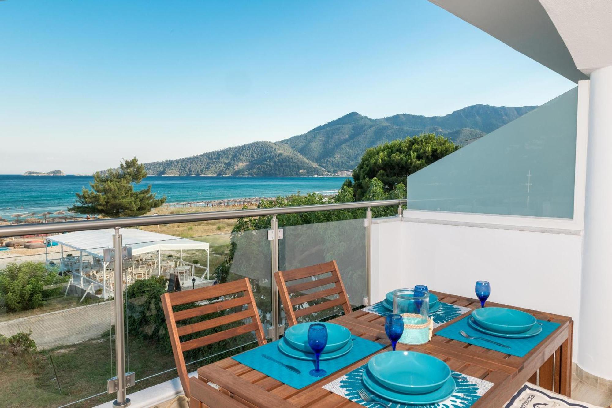 Artemis Beach Apartments Chrisi Ammoudia Exterior foto